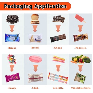 Máy đóng gói ngang hoàn toàn tự động để gói thực phẩm rỗng và chai nhựa trong túi giấy đa chức năng - Product Image 2