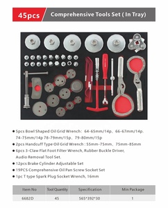 Boîte à outils à roulettes de 277 pièces, acier au chrome-vanadium robuste, armoire à outils à 7 tiroirs, norme allemande, outils pour véhicules électriques hybrides - Product Image 4