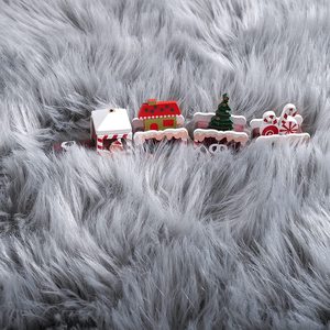 Tapis <span class=keywords><strong>de</strong></span> chambre à coucher en fourrure moelleuse <span class=keywords><strong>de</strong></span> luxe sur mesure en gros, <span class=keywords><strong>pas</strong></span> <span class=keywords><strong>cher</strong></span>, tapis <span class=keywords><strong>de</strong></span> sol en fausse fourrure, tapis touffetés en polypropylène - Product Image 6