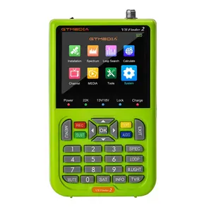 GTMEDIA V8 Finder2 Digital Satellite Finder DVB-S2X 1080P HD TV Signal Locator Built in 5000mAh Battery 3.5Inch HD LCD Screen