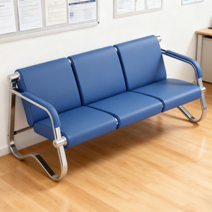 Silla de Espera de Diseño Moderno de 3 Plazas con Estructura de Acero para Aeropuerto, Hospital, Escuela, Taller, Uso Comercial - Product Image 4