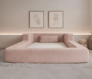 Nouveau lit pour enfant 2026, design bas au sol, en mousse écologique douce et confortable, lit de sol sans cadre pour salon et école - Product Image 3