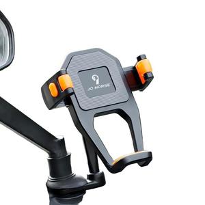 Support de téléphone pour vélo en alliage d'aluminium, conception à rouleaux, étanche, réglable, stable, anti-vibration, support de navigation pour <span class=keywords><strong>VTT</strong></span> et vélo de route - Product Image 1