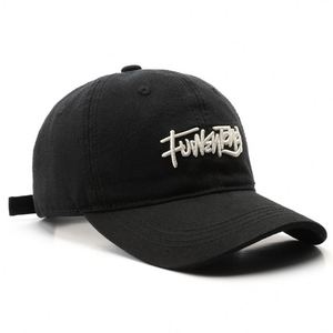 Casquette de baseball ajustable en gros pour hommes et femmes, avec logo personnalisé, dessus souple et visière incurvée, style américain, en tissu, pour usage extérieur - Product Image 5