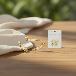 Ilan Broche Alfileres 15mm Dorado 28pc - Product Image 2