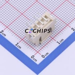WAFER-XH2.54-4PLB Wire-to-Board Pin Header SMD,P=2.5mm Connector 1x4P 2.5mm Vertical Mount XH - Product Image 2