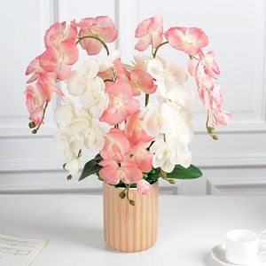 Phalaenopsis Orchid <b>Artificial</b> Flower 8 <b>Stem</b> Soft Silk High Simulation Home Decor Wedding Decoration - Product Image 3