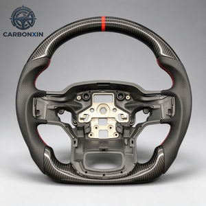 Volante Deportivo de Carreras de Fibra de Carbono Real Personalizado para Ford F150 Raptor Ranger Everest 2015 2016 2017 2018 2020 2021 2023 - Product Image 6