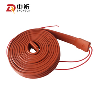 Almohadilla Calefactora Flexible de Silicona de 5V 12V 24V 110V 220V con Termostato y Controlador de Temperatura