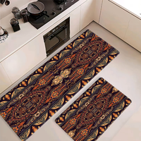Tapis de cuisine en mousse PVC florale anti-fatigue de haute qualité, anti-fragmentation, forte résilience, imperméable et antidérapant, vente en gros