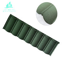 Vente en gros de tuiles métalliques revêtues de pierre de style japonais personnalisées Bardeaux d'acier de base pour les hôtels et la toiture de maison