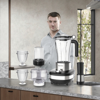 Mixeur Électrique Multifonction 6-en-1 Happy Partner : Blender, Hachoir, Extracteur de Jus, et Mixeur à Fruits – Fabricant