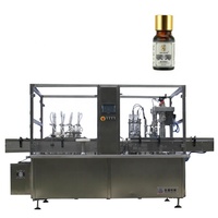 Máquina de llenado y tapado de líquidos en espray de perfume