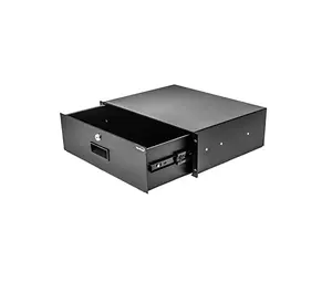 Lade Kast Case 19 Inch Rack Mount Locking Afsluitbare Diepe Lade Met Sleutel Onder Bureau Lade