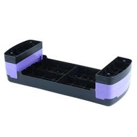 Plataforma de Step Ajustable de 3 Niveles, 80*31cm, Multifuncional, de PP y ABS, para Todos los Niveles de Fitness