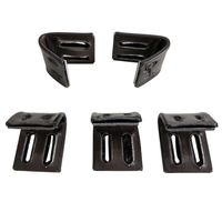 Clips à ressort en métal à 5 trous en forme de zigzag pour fixer les ressorts sinusoïdaux de canapé