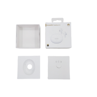 Boîtes en papier avec crochet boîtes pour écouteurs imprimées personnalisées carton emballage cadeau écouteurs boîte d'emballage en papier pour électronique