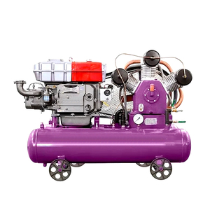 เครื่องอัดอากาศแบบพกพาสำหรับอุตสาหกรรม รุ่น W3.5-5 ดีเซล ลูกสูบ CO2 PLC ระบายความร้อนด้วยน้ำ 18.6 กิโลวัตต์ - Product Image 2