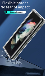 Funda transparente acrílica para teléfono a prueba <span class=keywords><strong>de</strong></span> golpes para <span class=keywords><strong>Samsung</strong></span> <span class=keywords><strong>Z</strong></span> <span class=keywords><strong>Fold</strong></span> <span class=keywords><strong>3</strong></span> 5G Soft TPU + PC Skin-Feel China Factory <span class=keywords><strong>Precio</strong></span> al por mayor Funda para teléfono - Product Image 3