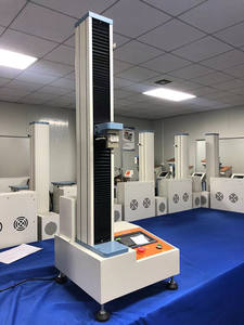 Tek sütun tasarımı ile plastik Film kauçuk tekstil evrensel çekme güç testi makinesi - Product Image 6