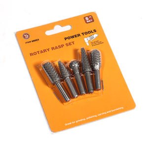 5 unids/set de escofina rotativa de carburo para herramientas eléctricas DIY aplicaciones de carpintería y artesanía tallado versátil - Product Image 4