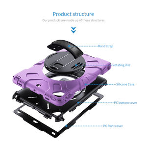 เคส9.<span class=keywords><strong>7</strong></span>กันกระแทกแบบหมุนได้อัจฉริยะพร้อมขาตั้งหลายมุมสำหรับ <span class=keywords><strong>iPad</strong></span> <span class=keywords><strong>7</strong></span>/8/9th <span class=keywords><strong>Gen</strong></span> & <span class=keywords><strong>Air</strong></span> <span class=keywords><strong>2</strong></span> - Product Image 2