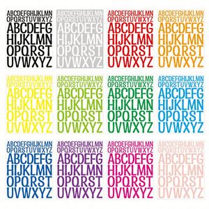 Nuevo Diseño de Adhesivos Holográficos Dorados con el Alfabeto Inglés, Vinilo Autoadhesivo Troquelado, Calcomanía con Logotipo, Adhesivo para Tarjetas - Product Image 4