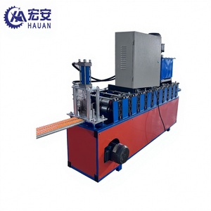 เครื่องขึ้นรูปแผ่นโลหะแบบม้วนควบคุมด้วย PLC อัตโนมัติ พร้อมเกียร์บ็อกซ์และปั๊มสำหรับทำแผ่นหลังคาและผนัง - Product Image 1