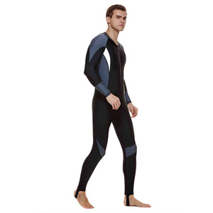 Combinaison de plongée intégrale pour homme, manches longues, col en V, 0,5 mm, 2,0 mm, séchage rapide, spandex, nylon, plongée, snorkeling, natation - Product Image 3