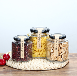 NEWRAY Artículos en Stock Frascos Hexagonales <span class=keywords><strong>de</strong></span> Vidrio <span class=keywords><strong>para</strong></span> <span class=keywords><strong>Miel</strong></span> <span class=keywords><strong>de</strong></span> 45ml 60ml 100ml 180ml 280ml 500ml, Tarro <span class=keywords><strong>de</strong></span> Vidrio <span class=keywords><strong>para</strong></span> Mermelada y Almacenamiento - Product Image 6