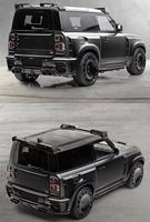 Kit carrosserie large pour Land Rover Defender, avec lèvre avant, jupe latérale, diffuseur arrière et spoiler de capot en fibre de carbone sèche MSY