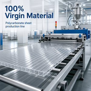 <span class=keywords><strong>Policarbonato</strong></span> <span class=keywords><strong>Alveolar</strong></span> Transparente de Triple Pared de <span class=keywords><strong>8mm</strong></span> y 10mm para Vivero - Product Image 5