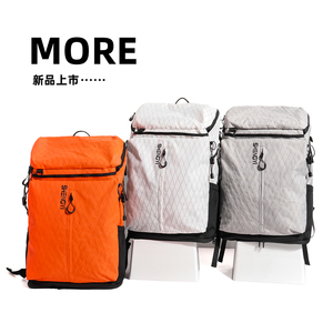 Mochila Shengyi Diamond Grid Roll Top, Ligera, Informal, para Hombres y Mujeres, para la Escuela, Viajes - Product Image 2