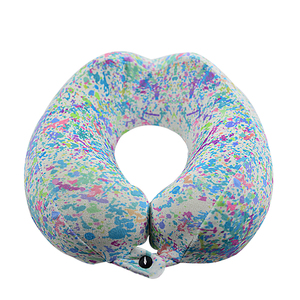 Oreiller portatif de cou de mousse de mémoire de voiture d'<span class=keywords><strong>avion</strong></span> d'impression d'étoile - Product Image 4