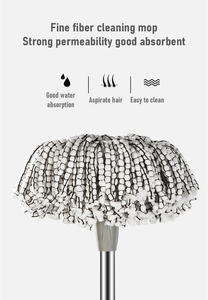 Thường xuyên sợi nhỏ gia cố xoay có thể tháo rời quay ướt lau khô để làm sạch sàn và thiết bị làm sạch nhà hàng - Product Image 3