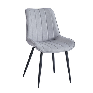 Bán Buôn Màu Be Bắc Âu Phòng Giá Rẻ Hiện Đại Vải Sang Trọng Nhà Hàng Bọc Cổ Điển Ghế Ăn Cho Nhà Bếp - Product Image 5