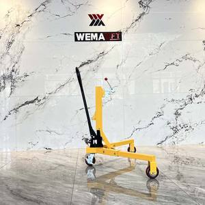 Elevador de tambor hidráulico de calidad de Venta caliente 250 <span class=keywords><strong>350</strong></span> Kg Carro de tambor de aceite de estacionamiento de acero inoxidable Elevador de tambor hidráulico manual - Product Image 4