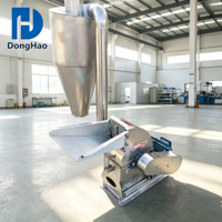 Broyeur à marteaux en acier inoxydable 304, machine de broyage à sec haute efficacité pour les épices, les céréales et l'industrie chimique