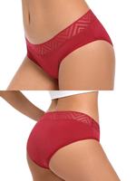 Culottes menstruelles personnalisées en coton à 4 couches réutilisables anti-fuites pour jeunes filles