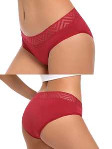 Braguitas Menstruales de Algodón para Mujer, Reutilizables, de 4 Capas, Anti-Fugas, para Jóvenes - Product Image 2