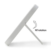 MEJ miroir Portable à Rotation de 90 degrés avec lumières Led salle de bain avec étui de voyage Smart Touch