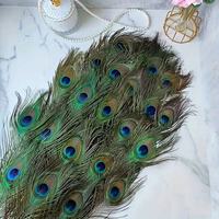 Plumes de Paon Naturelles Véritables 25-130CM de Haute Qualité, Plumes Ocelles pour Bijoux DIY et Décoration Maison