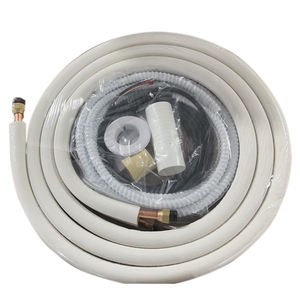 Kit d'installation de climatiseur 1/4 + 3/8 Tuyau en cuivre isolé - Product Image 1