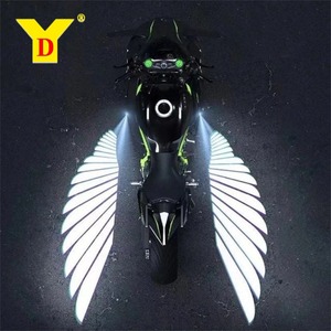 Motosiklet Melek Kanatları Projeksiyon Lambası 12V LED Zemin Lambası, Bisiklet, E-Scooter, E-Bisiklet için, OEM Özel Logo, IP65 Su Geçirmez - Product Image 1