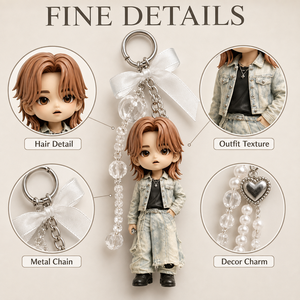 Llavero Personalizado <span class=keywords><strong>de</strong></span> Personaje <span class=keywords><strong>de</strong></span> Dibujos Animados <span class=keywords><strong>de</strong></span> <span class=keywords><strong>JIMIN</strong></span>, <span class=keywords><strong>Collar</strong></span> <span class=keywords><strong>de</strong></span> Cuentas <span class=keywords><strong>de</strong></span> Cristal, Colgante en Forma <span class=keywords><strong>de</strong></span> Corazón, Adorno para Mochila, Souvenir Coleccionable para Fans del Kpop - Product Image 3