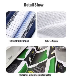 Maillot de baseball vierge personnalisé par transfert thermique pour hommes, uniforme de softball respirant grande taille, vente en gros - Product Image 3