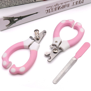 Coupe-ongles pour animaux de compagnie CW5029 de qualité supérieure avec poignée souple de style griffe de chat et lime à ongles - Product Image 4