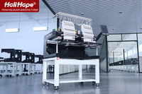 Machine à broder Holihope à 2 têtes et 15 aiguilles pour une précision et une productivité accrues, offrant une efficacité de production double.