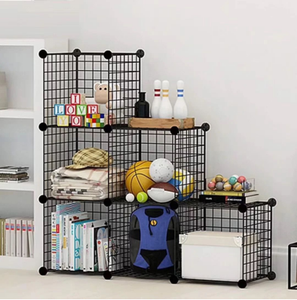 Étagères modulaires pour placard, Cubes de <span class=keywords><strong>rangement</strong></span> en fil métallique, armoire, DIY, étagère de <span class=keywords><strong>rangement</strong></span> - Product Image 3
