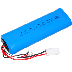 Công suất cao 7.4V 20650 <span class=keywords><strong>5600mAh</strong></span> Li-ion có thể sạc lại pin gói Powered Train pin lithium điện xe tải Pallet xe tăng đồ chơi - Product Image 1